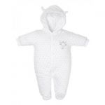 DANDELION Pram Suit Tiny Bear - White